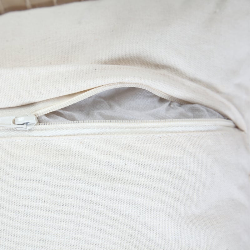 Sevita Guapo Casual Solid Stitched Edge Cotton Throw Pillow