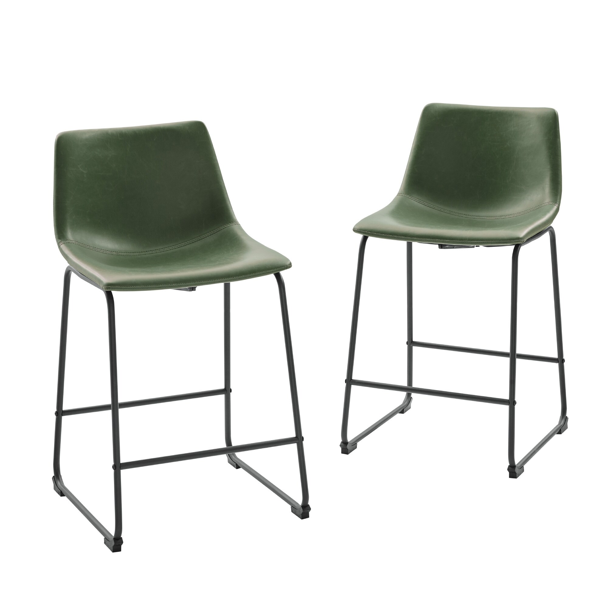 Carbon loft prusiner faux shop leather counter stool