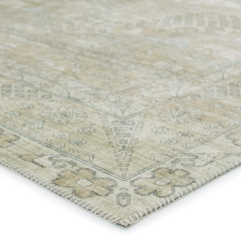 Issa Machine Washable Medallion Area Rug