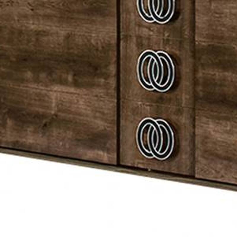 HomeRoots Modern Rustic Italian 3 Drawer Dresser