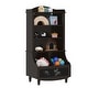 preview thumbnail 7 of 10, UTEX Kids Bookshelf and Toy Storage Open Bookshelf and Toy Organizer Cabinet Espresso