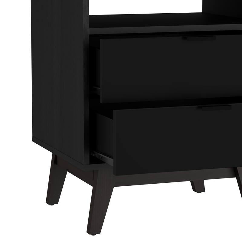 Kappesberg Denver 2-Drawer Nightstand (set of 2) - for Bedroom