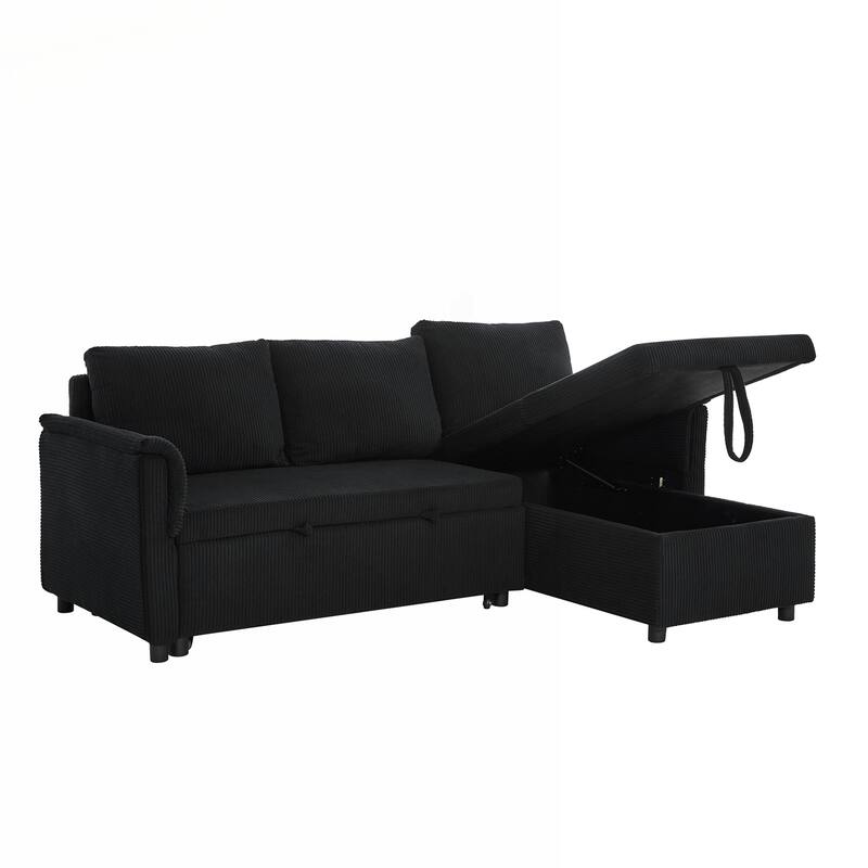Versatile Convertible Sectional Sofa with Storage and Adjustable Backrest for Ultimate Comfort