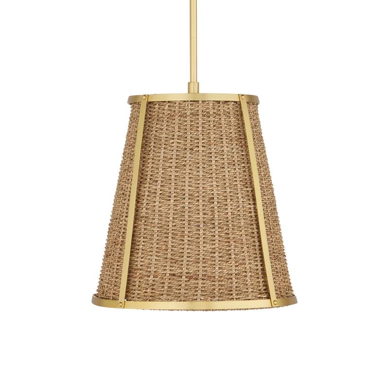 Currey & Company Deauville Small Pendant - 19"h x 14"dia