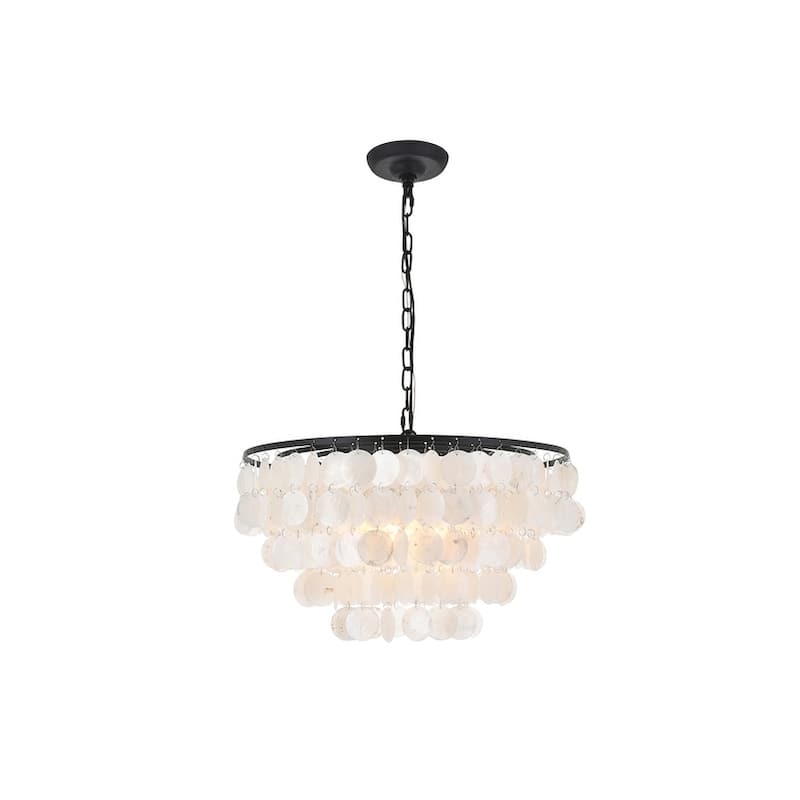Selene 4-light Brass Ceiling Pendant Chandelier