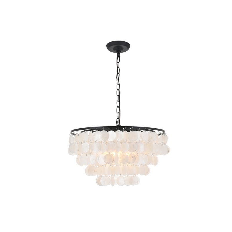 Selene 4-light Brass Ceiling Pendant Chandelier