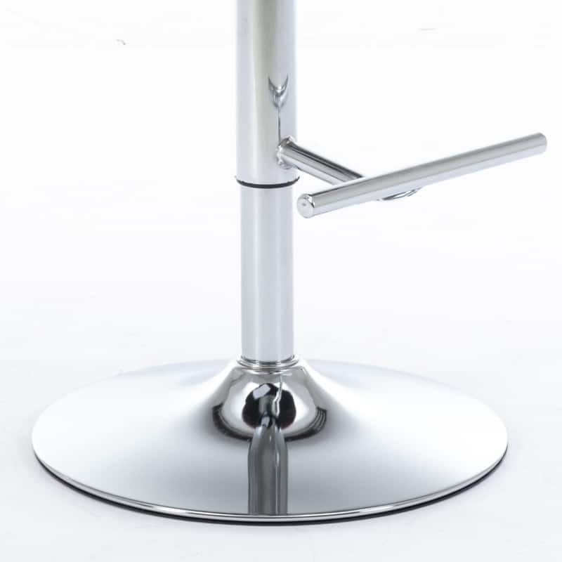 Swivel Velvet Barstools Adjusatble Seat Height from 25-33 Inch,Set of 2