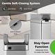preview thumbnail 5 of 8, Costway Slim Kitchen Trash Can with Wing Lids 13.2 Gal Automatic