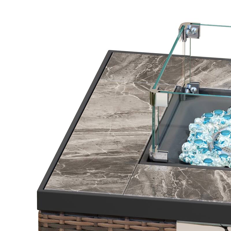 28 inch Outdoor Fire Pit Table