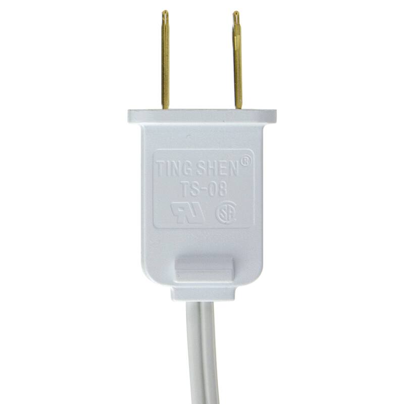 3-Count Clear C7 Christmas Light Set, 8ft White Wire