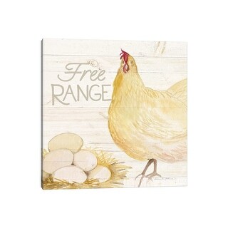 iCanvas "Life On The Farm - Chicken IV" by Kathleen Parr McKenna Canvas ...