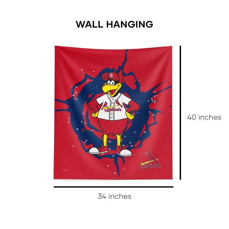 MLB Mascot Printed Wall Hanging