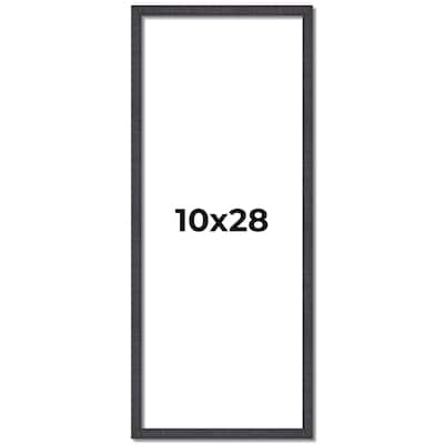 10x28 Frame Brown Picture Frame - Complete Modern Photo Frame Includes