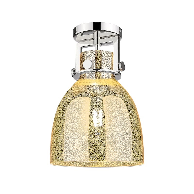 Innovations Lighting 411-1F-13-8 Newton Bell Flush Mount Newton Bell