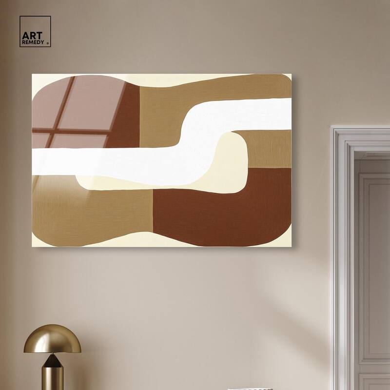 Minimal Wavy III Acrylic by Art Remedy, Ready to Hang