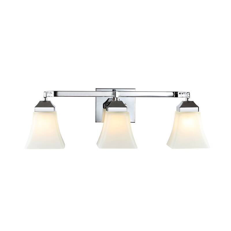 Staunton Iron/Glass Modern Cottage LED Vanity Light, Oil Rubbed Bronze by JONATHAN Y