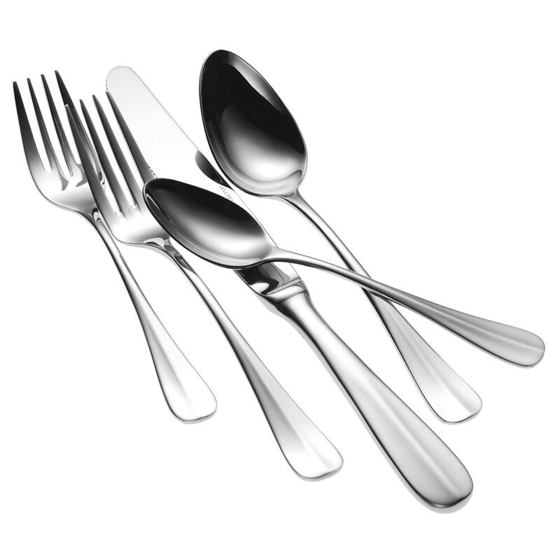 Oneida 18/10 Stainless Steel Baguette Tablespoon/Serving Spoons (Set of 12)