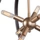 preview thumbnail 7 of 6, Mid-century Modern Frame 6-light Pendant Lights Globe Ceiling Chandeliers - D18" x H22.5"