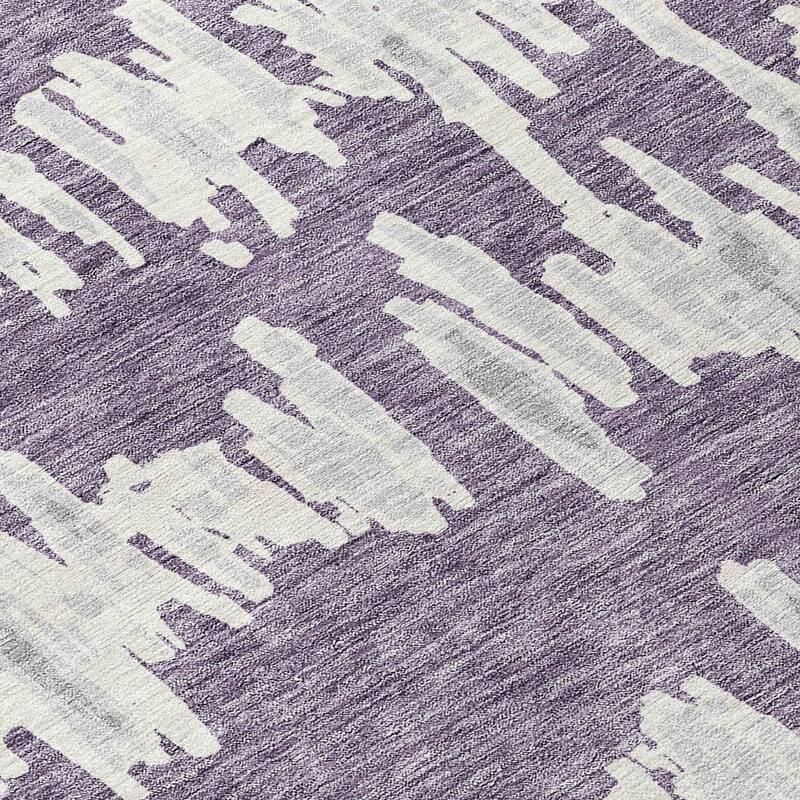 Machine Washable Indoor/ Outdoor Chantille Abstract Contemporary Rug