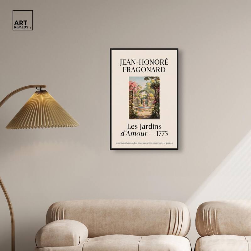 Romantic Gardens Canvas by Art Remedy