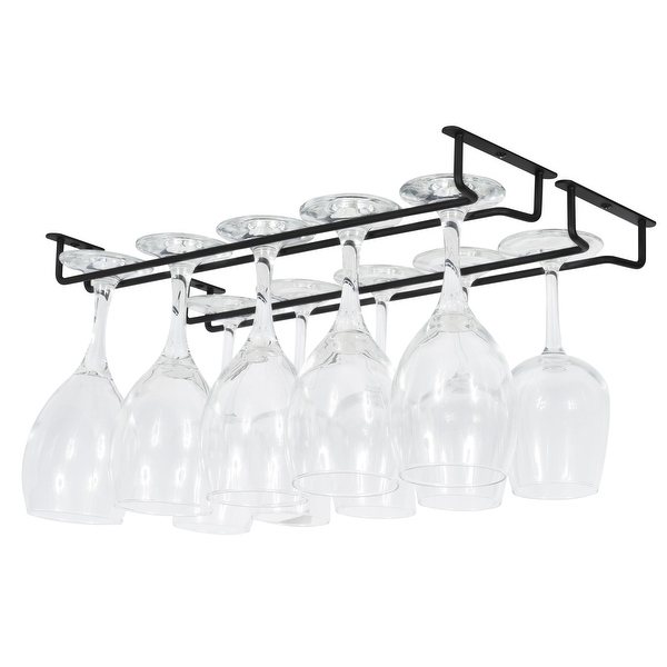 Under cabinet stem discount rack