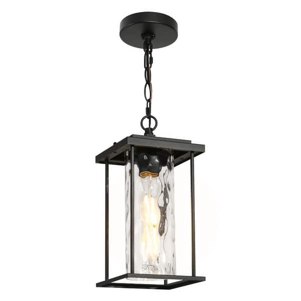 VIANIS Outdoor Pendant Light Lantern, Farhouse Outdoor Chandelier