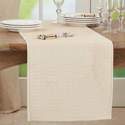Long Table Runner With Pinsonic Velvet Design