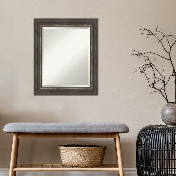 Beveled Bathroom Wall Mirror - Alta Frame - On Sale - Bed