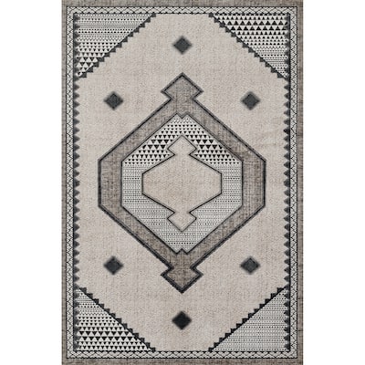 Momeni Noho Polyester Medallion Area Rug