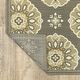 preview thumbnail 10 of 14, Bar Harbour Grey/ Gold Floral Indoor/ Outdoor Area Rug