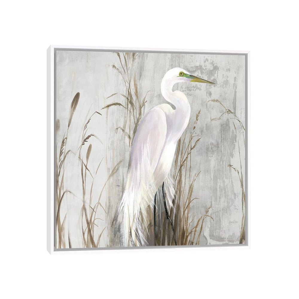 iCanvas "Heron in the Reeds" by Aimee Wilson Framed Canvas Print