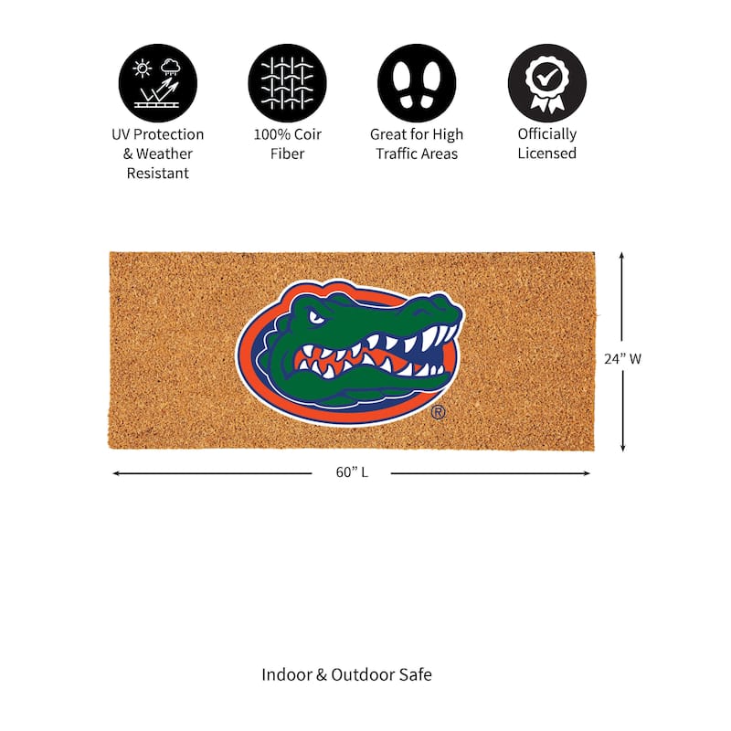 University of Florida Full Color Indoor/Outdoor Coir Mat