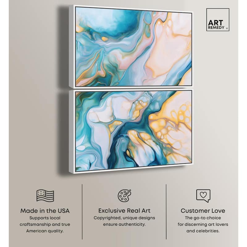 Visions Pastel III Canvas Set of 2 by Art Remedy