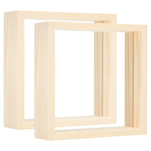 6x6 Frame for 4x4 Picture Black Wood (20 Pcs per Box)