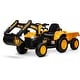 preview thumbnail 8 of 26, 12V Kids 3 in 1 Ride on Excavator & Tractor with Detachable Trailer Yellow