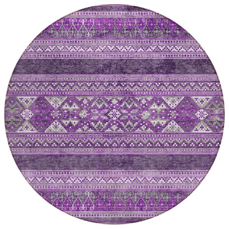 HomeRoots Southwestern Transitional Rectangle Outdoor Rug