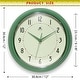 preview thumbnail 25 of 160, Round Retro Kitchen Wall Clock by Infinity Instruments