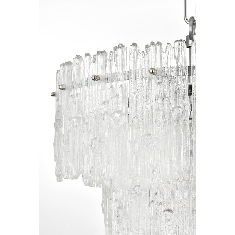 Elegant Lighting 1780D15 Emilia 4 Light 15" Wide Crystal Pendant