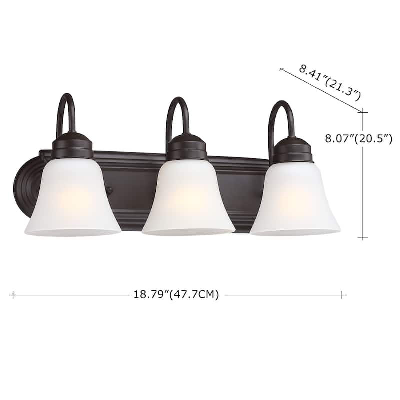 4-Light 25.49-in Brushed Nickel Vanity Light