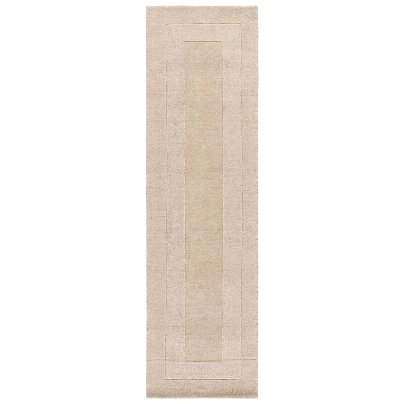 SAFAVIEH Handmade Metro Gudny Wool Rug - 2'3" x 8' Runner - Beige