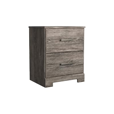 Ralinksi Gray Two Drawer Nightstand