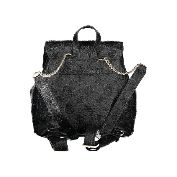 Guess Jeans Black Polyethylene Women's Backpack - Bed Bath