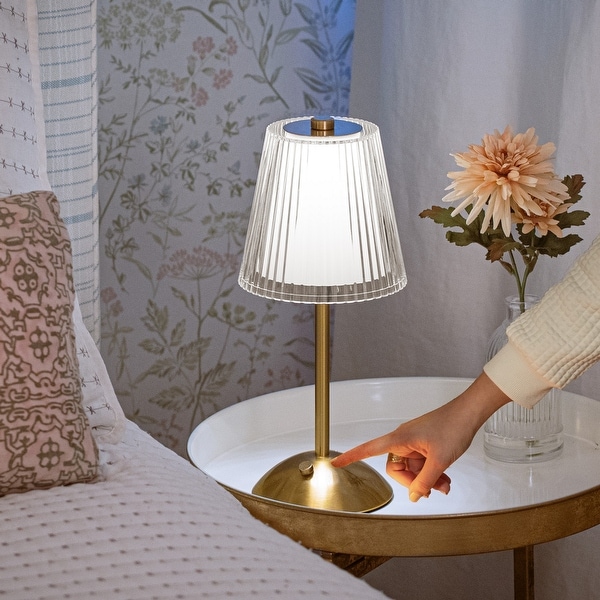Bell Howell Aurora Table Lamp Small Cordless Touch LED Rechargeable Bed Bath Beyond 41674179