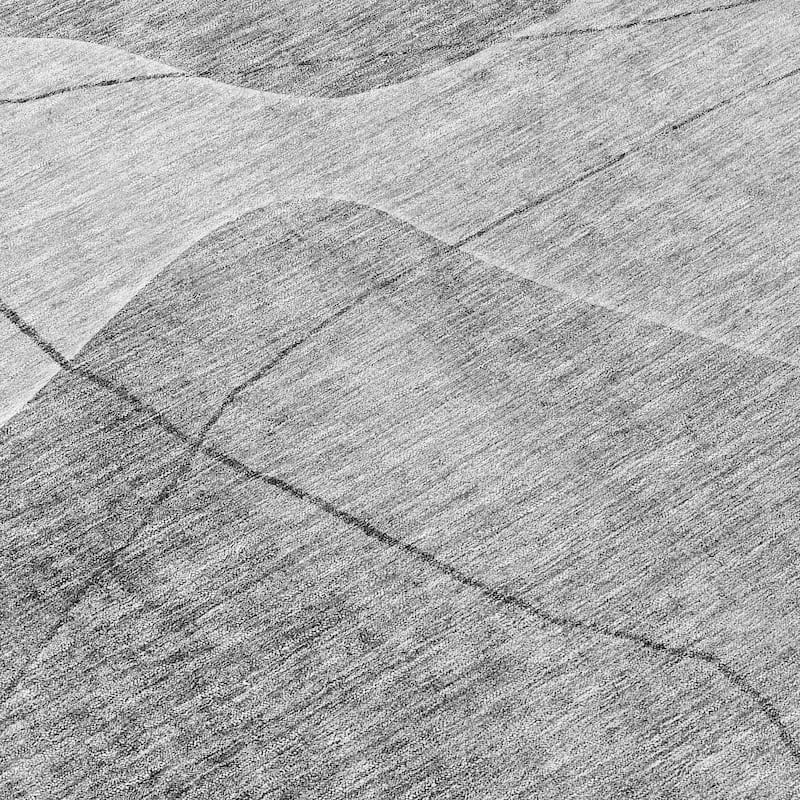 Machine Washable Indoor/ Outdoor Chantille Abstract Contemporary Rug