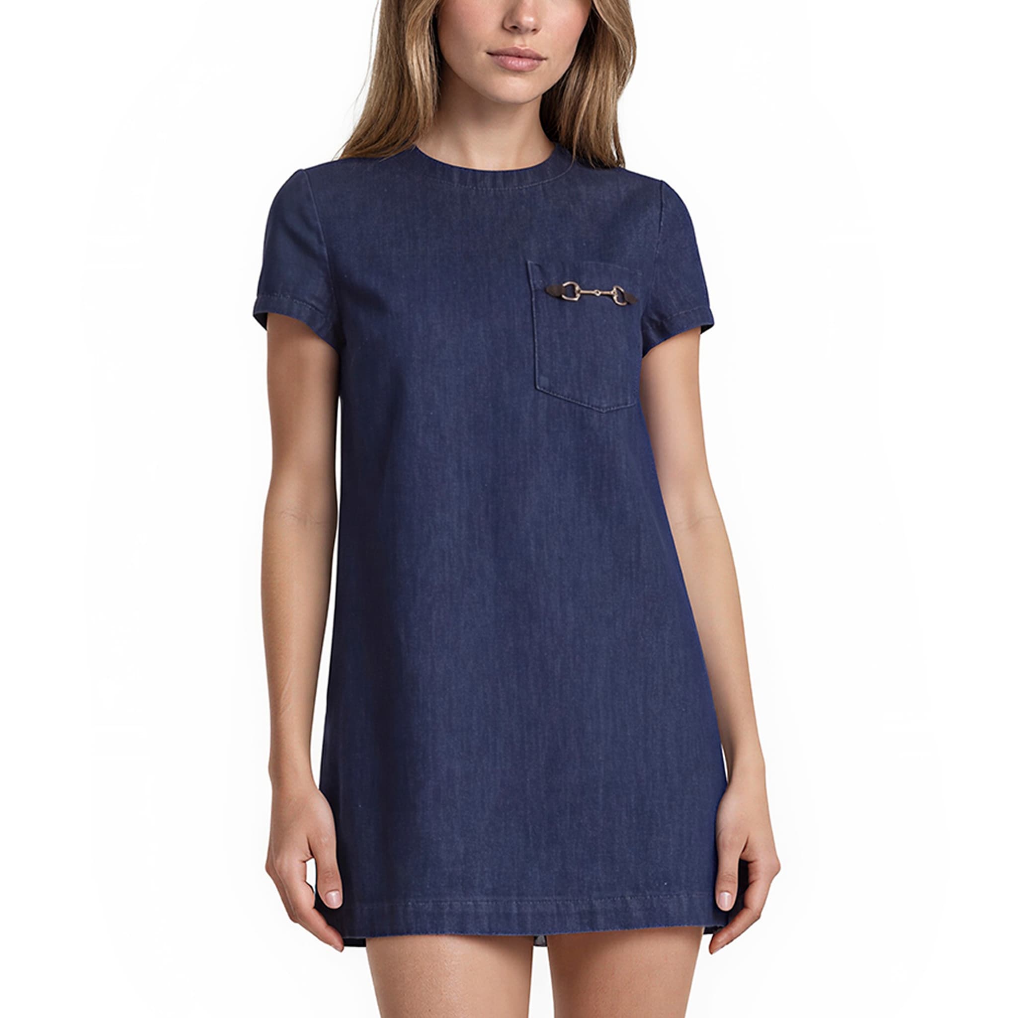 Gucci Denim Horsebit Minidress