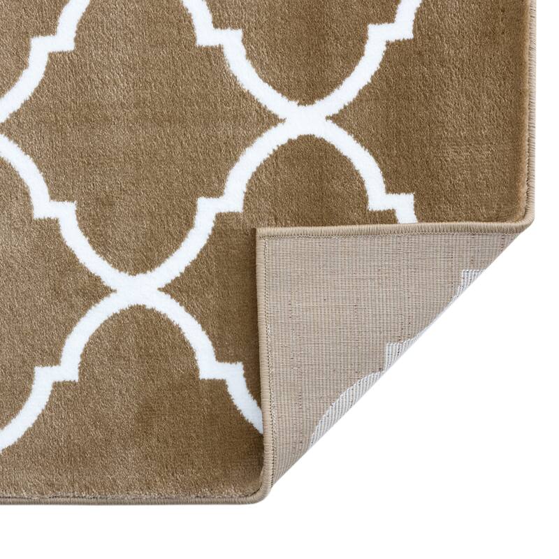 SUSSEXHOME Trellis Desing Area Rug