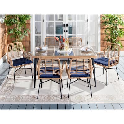 SAFAVIEH Outdoor Beson 7-Piece Dining Set