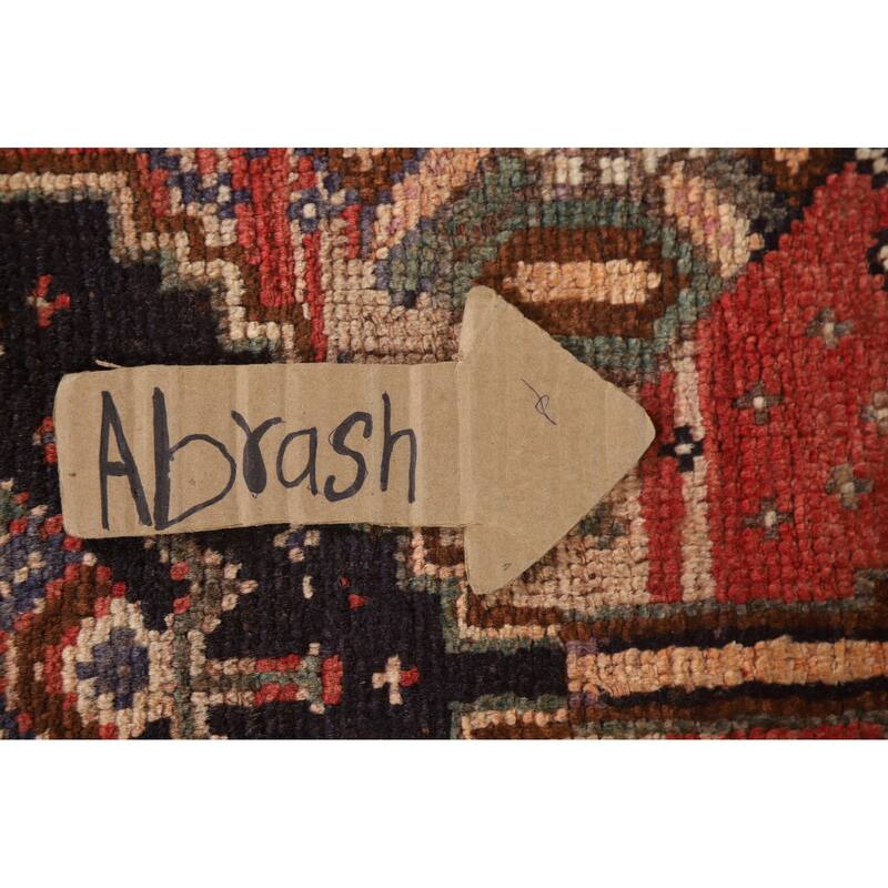 Hand Knotted Oriental 100% Wool Carpet Traditional Geometric Red Lori Area Rug - 7' 10'' X 4' 0''