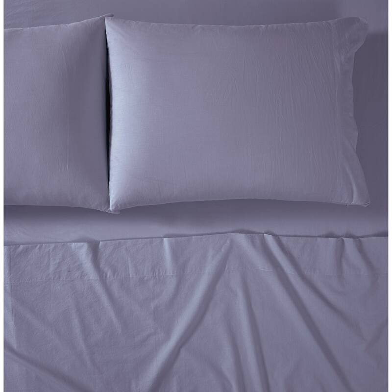 The Farmhouse by Rachel Ashwell Washed Solid Cotton Sheet Set
