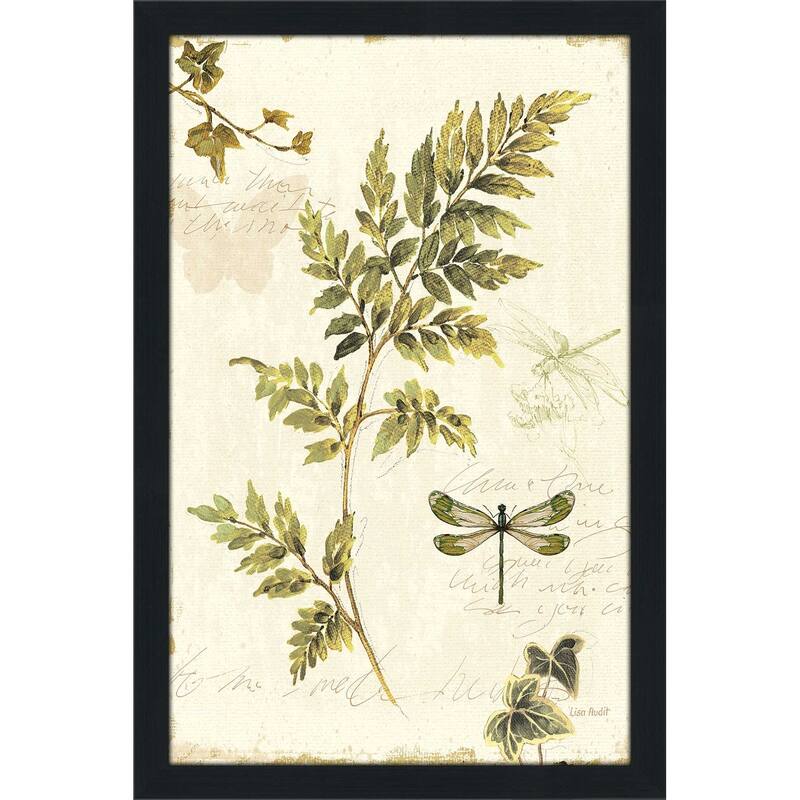 "Ivies and Ferns III Crop" Print on Acrylic